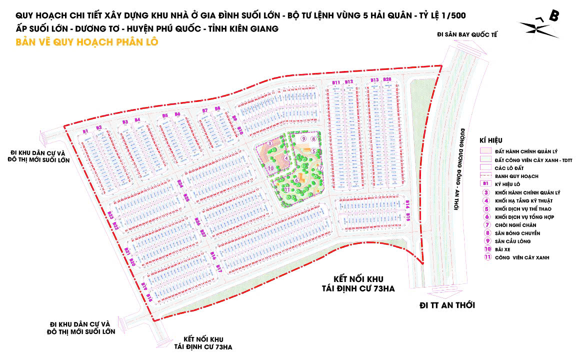 Khu nhà ở Gia đình Suối Lớn Vùng 5 Phú Quốc