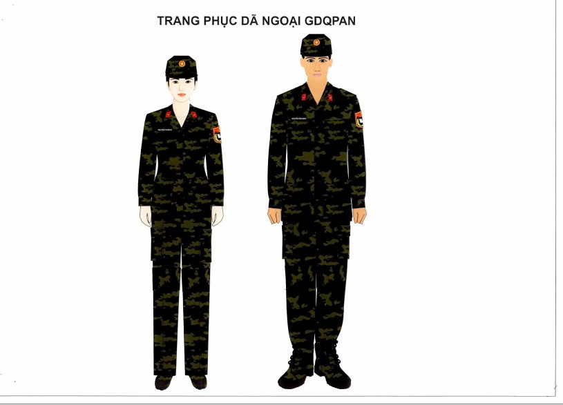 Trang phục giáo viên, giảng viên và cán bộ quản lý Giáo dục quốc phòng - an ninh