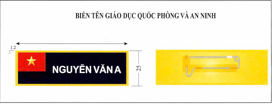 bảng tên giáo dục quốc phòng và an ninh