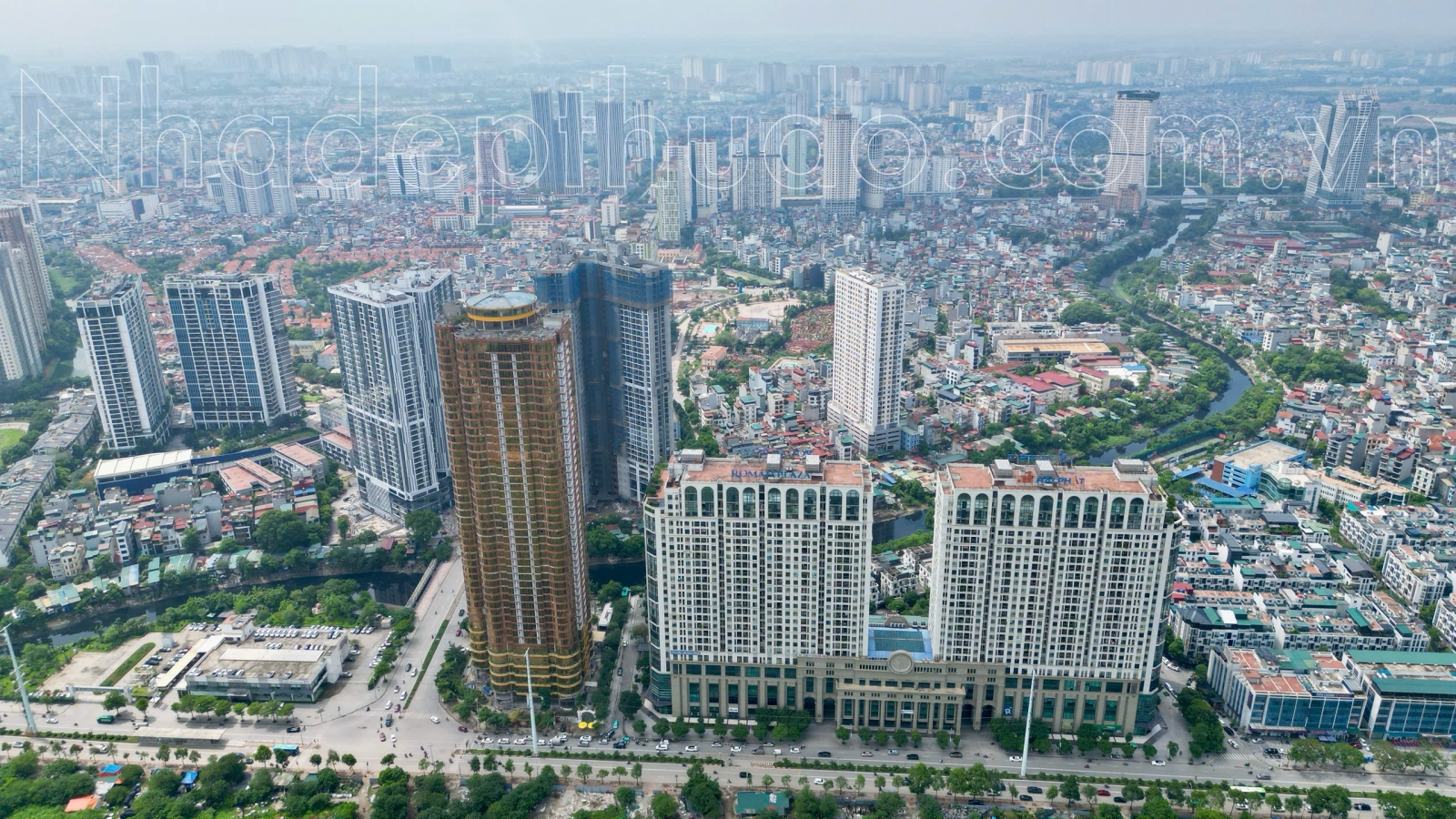VỊ trí đắc địa của Chung cư QMS Top Tower mặt đường Tố Hữu