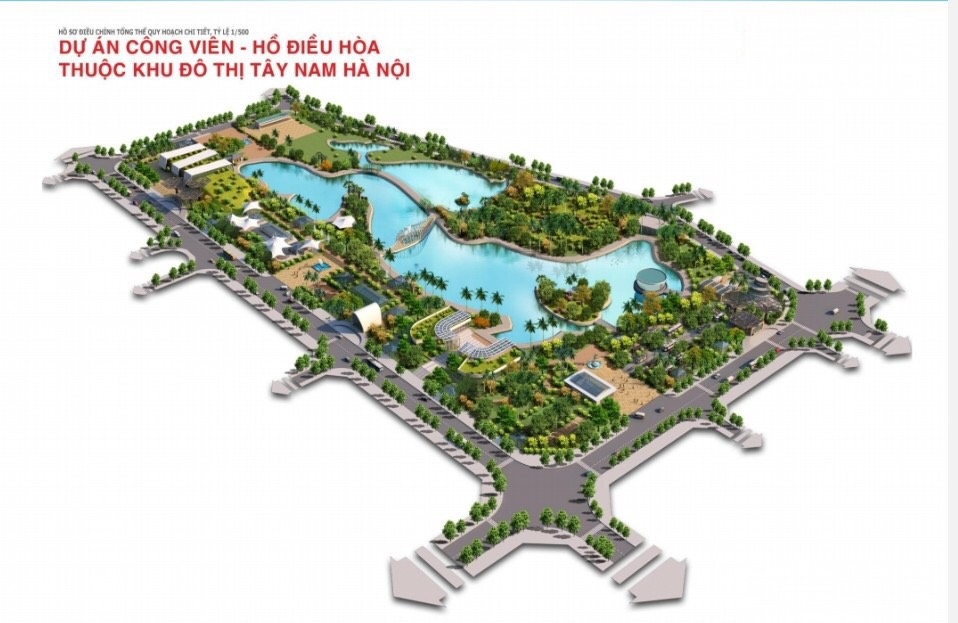  Công viên Nam Trung Yên kế hoạch đi vào hoạt động vào năm 2025