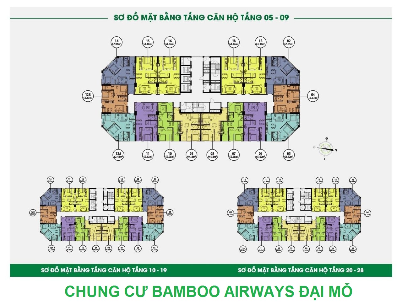 mặt bằng Bamboo Airways Đại Mỗ