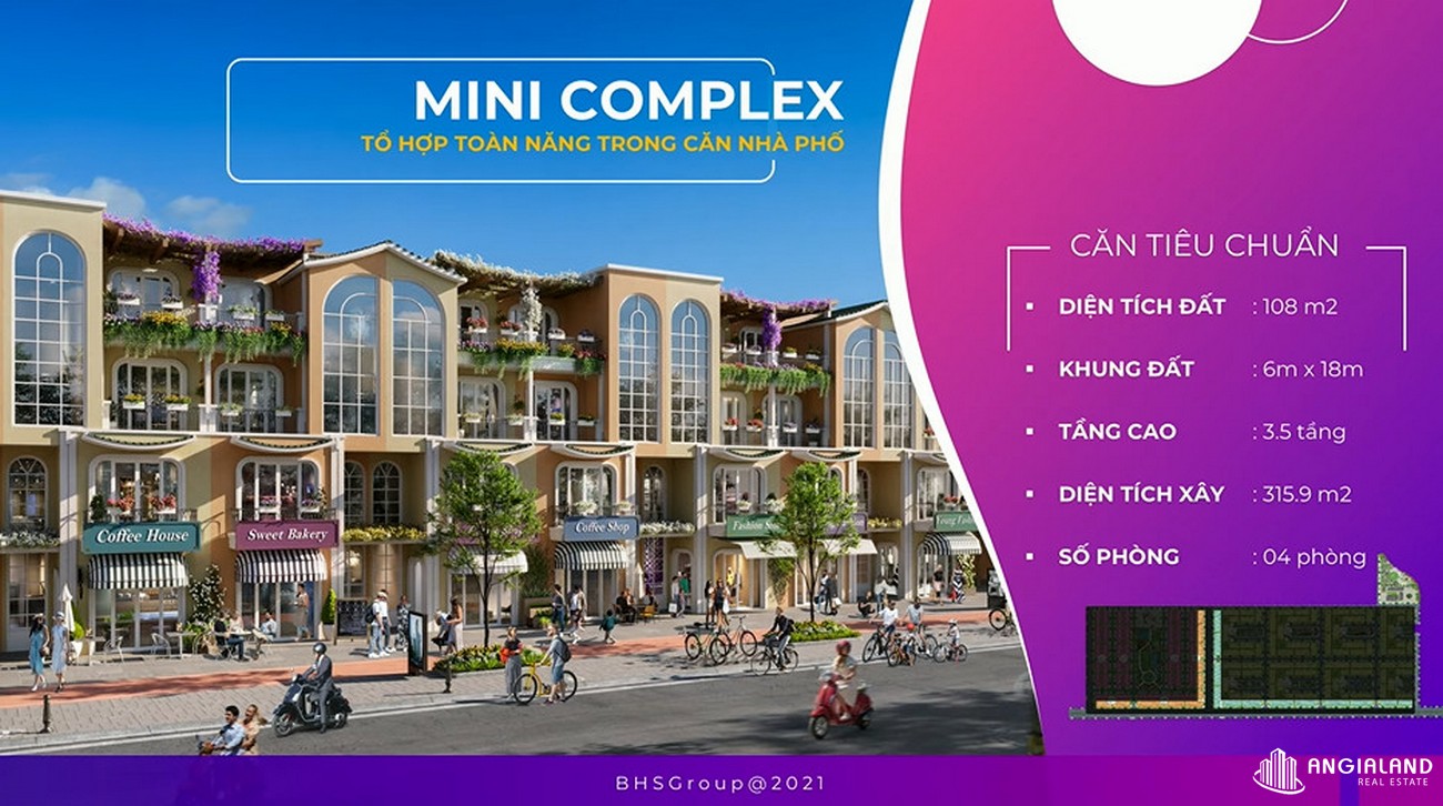 Thiết kế thông minh phân khu Mini Complex dự án Para Sol Cam Ranh