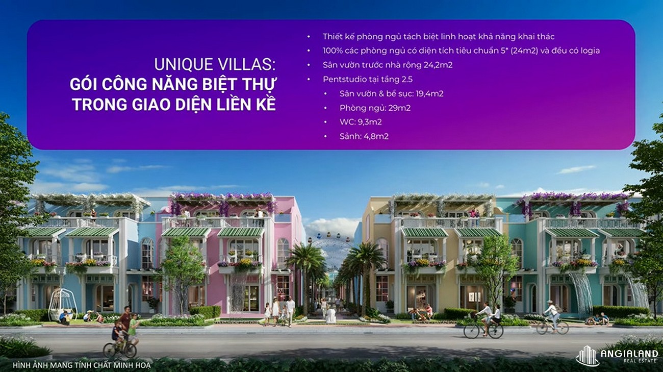 phân khu Unique Villas dự án Para Sol Cam Ranh