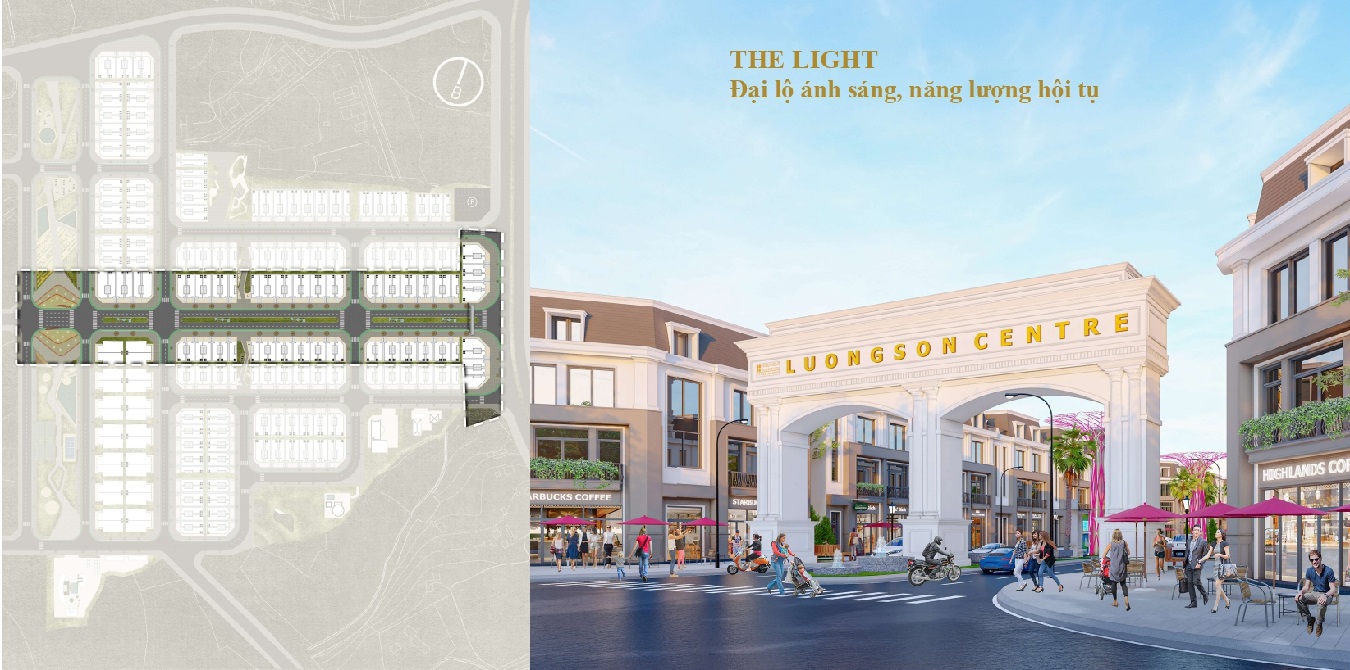 THE LIGHT Lương Sơn Centre: Đại lộ ánh sáng