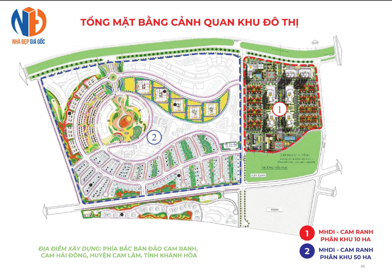 Phối cảnh dự án MHDI Cam Ranh