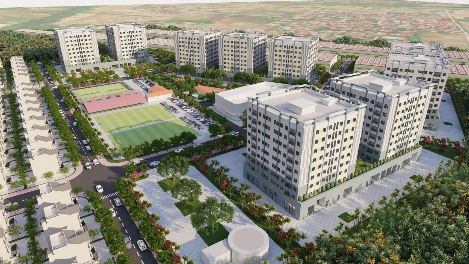 Chung cư nhà ở xã hội Kim Hoa Mê Linh Garden City