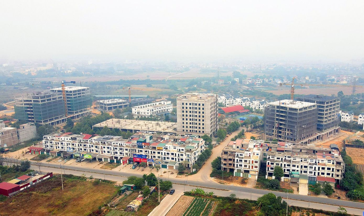 Tiến độ nhà ở xã hội Kim Hoa Mê Linh Garden City tháng 12/2024