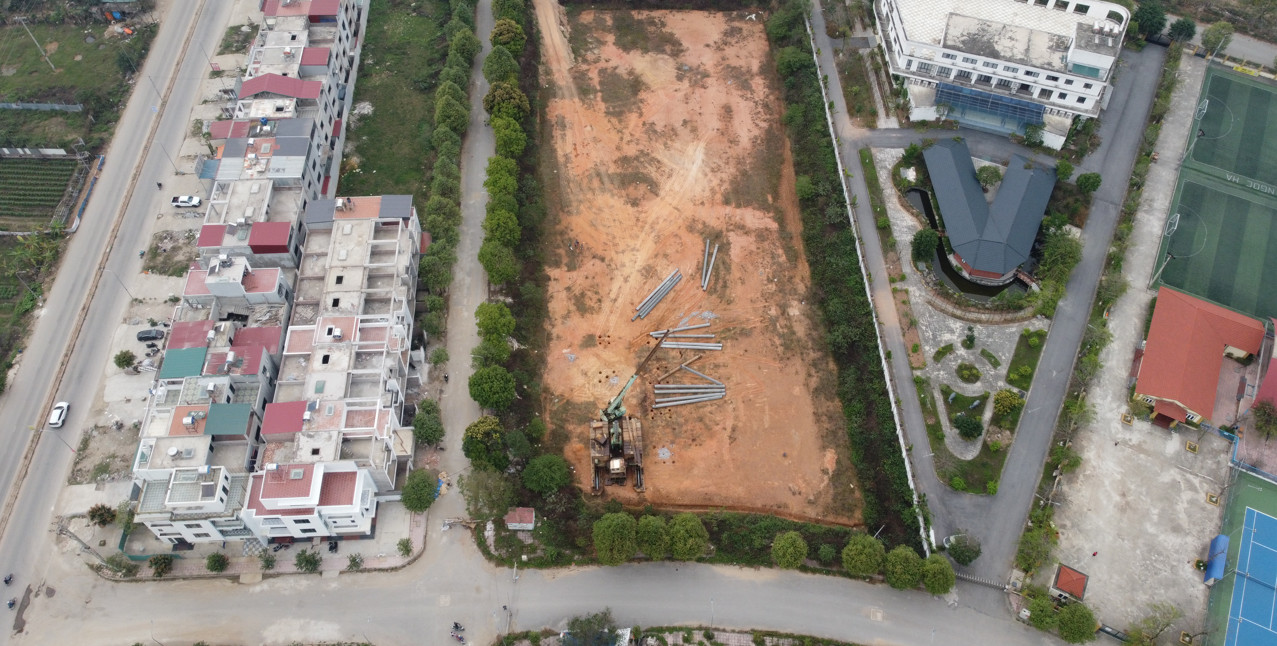 tiến độ Mê Linh Garden City