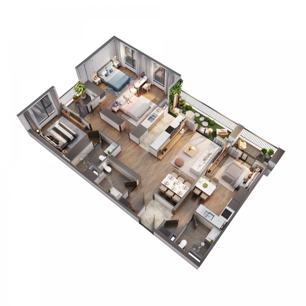 Chung cư Hinode Royal Park (The Wisteria Hoài Đức)