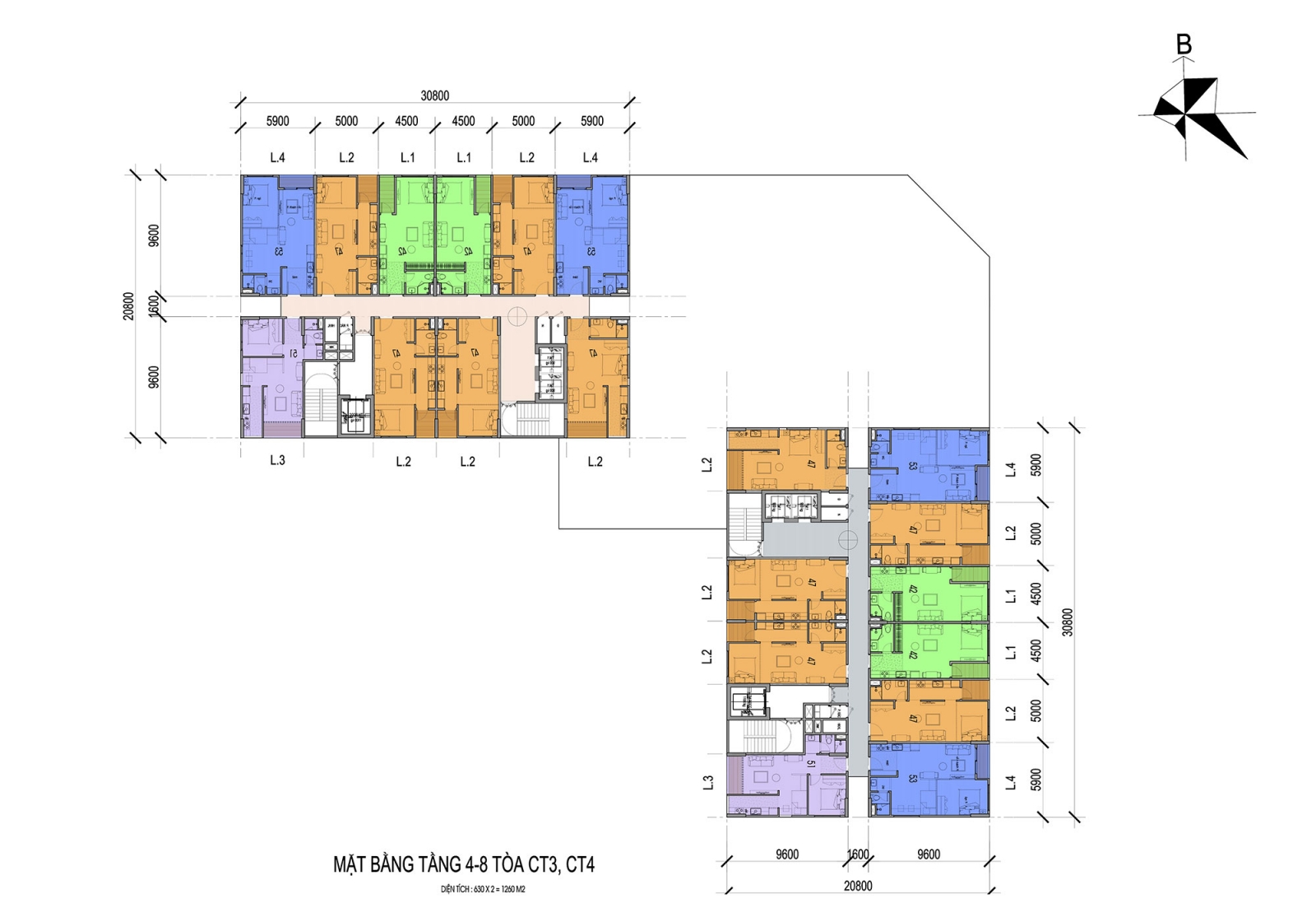 Mặt Bằng Eco Smart City Cổ Linh