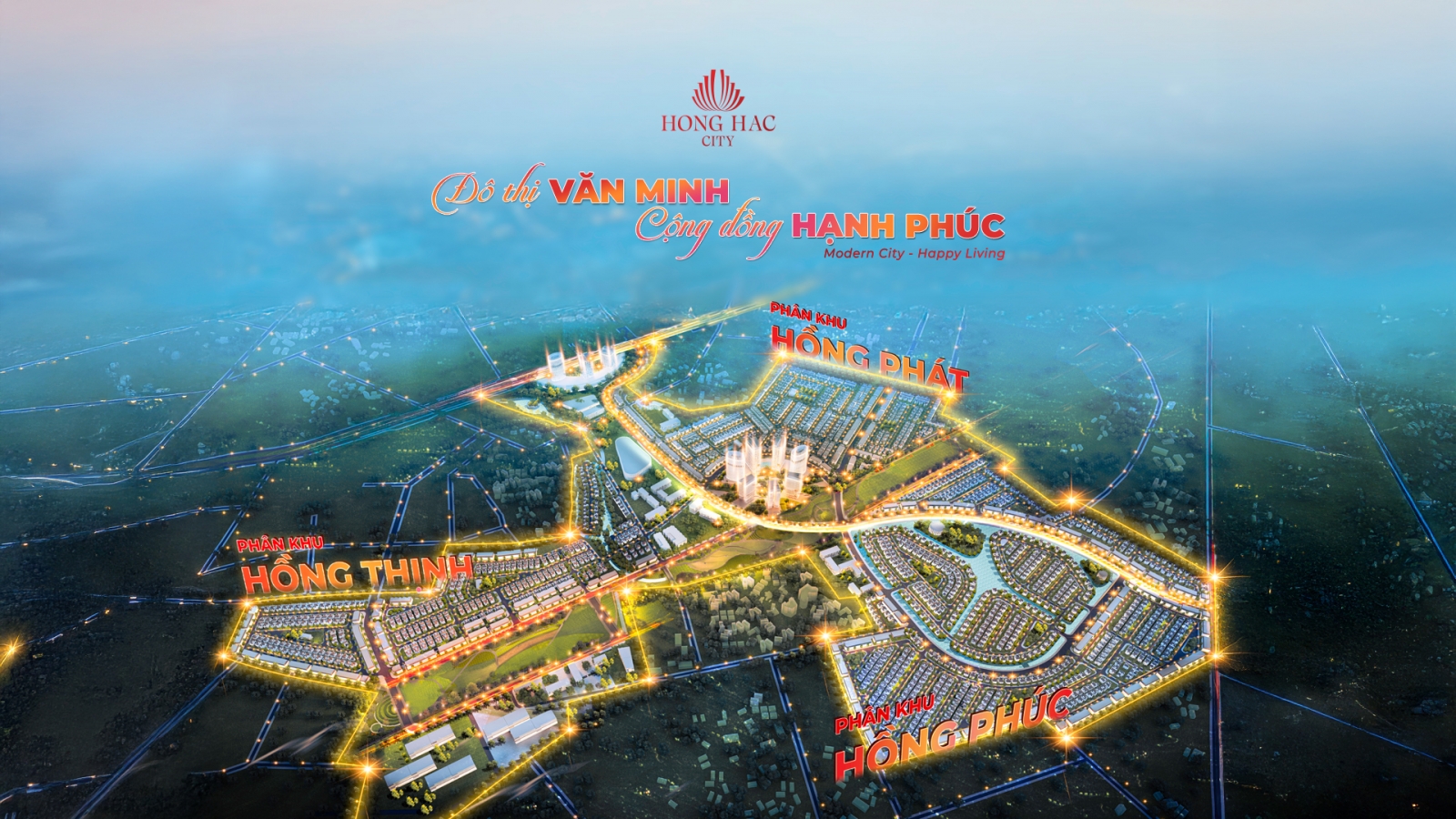Phối cảnh Khu đô thị Hồng Hạc City