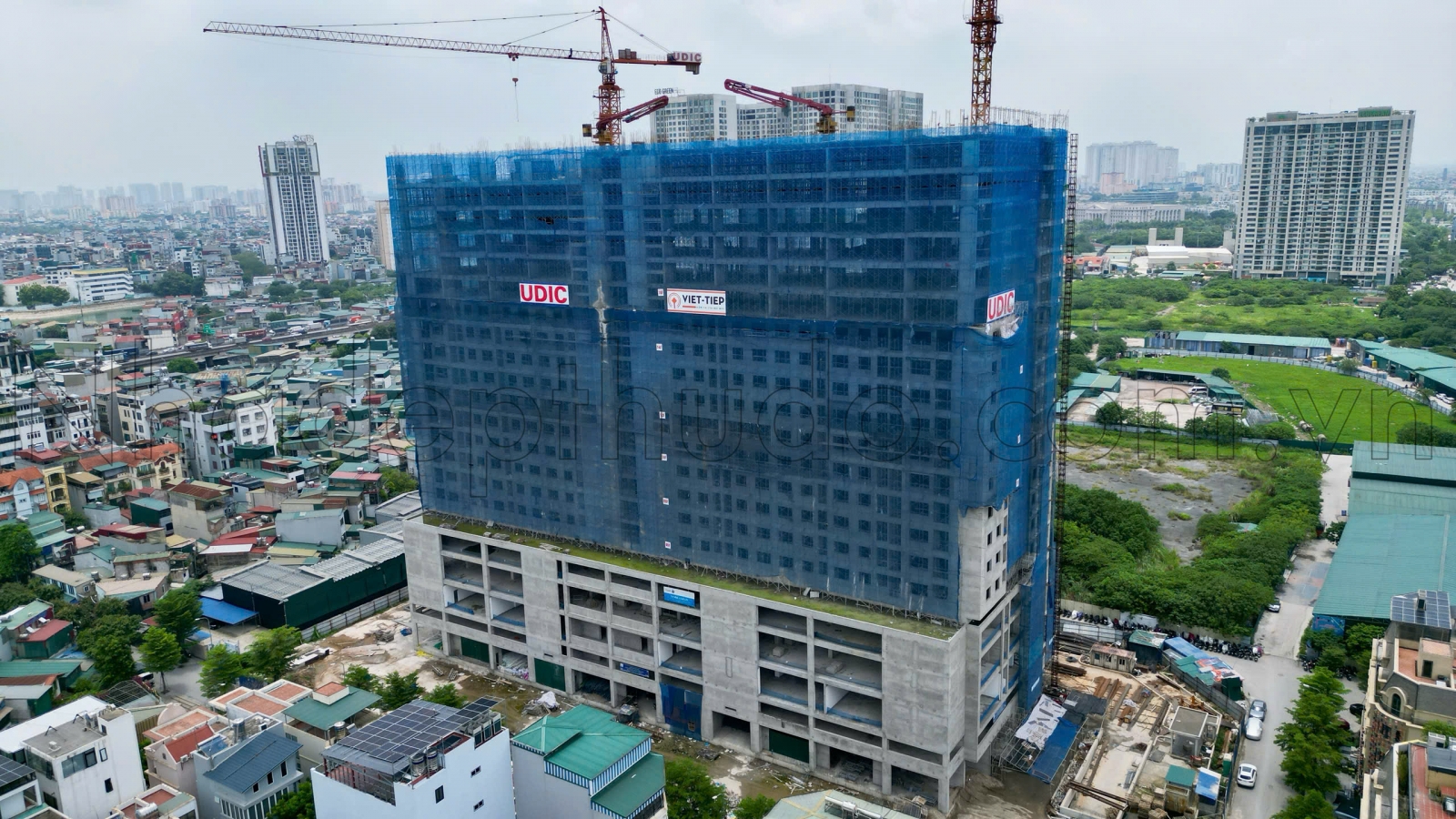 Tiến độ Nhà ở xã hội Hạ Đình UDic 214 Nguyễn Xiển tầng 22