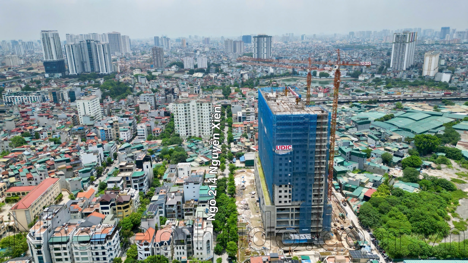 Vị trí Nhà ở xã hội Hạ Đình UDic tại 214 Nguyễn Xiển