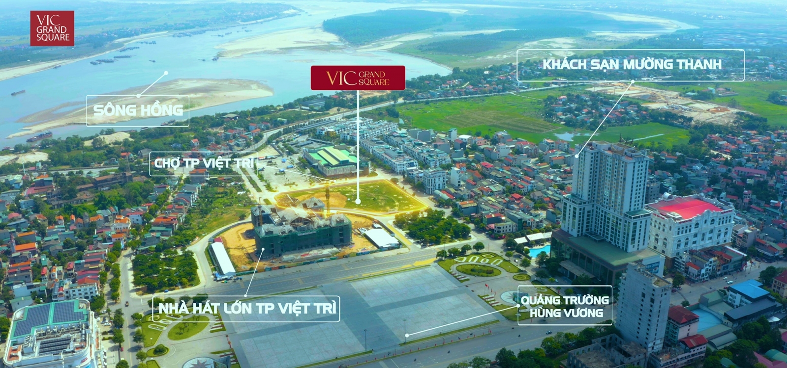 dự án VIC Grand Square Phú Thọ Tháp đôi Việt Trì