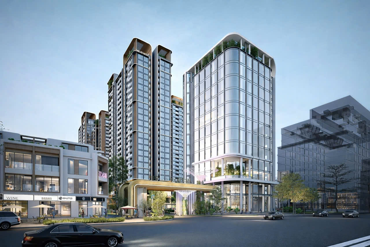 Chung cư The Vista Văn La Hà Đông phối cảnh hiện đại