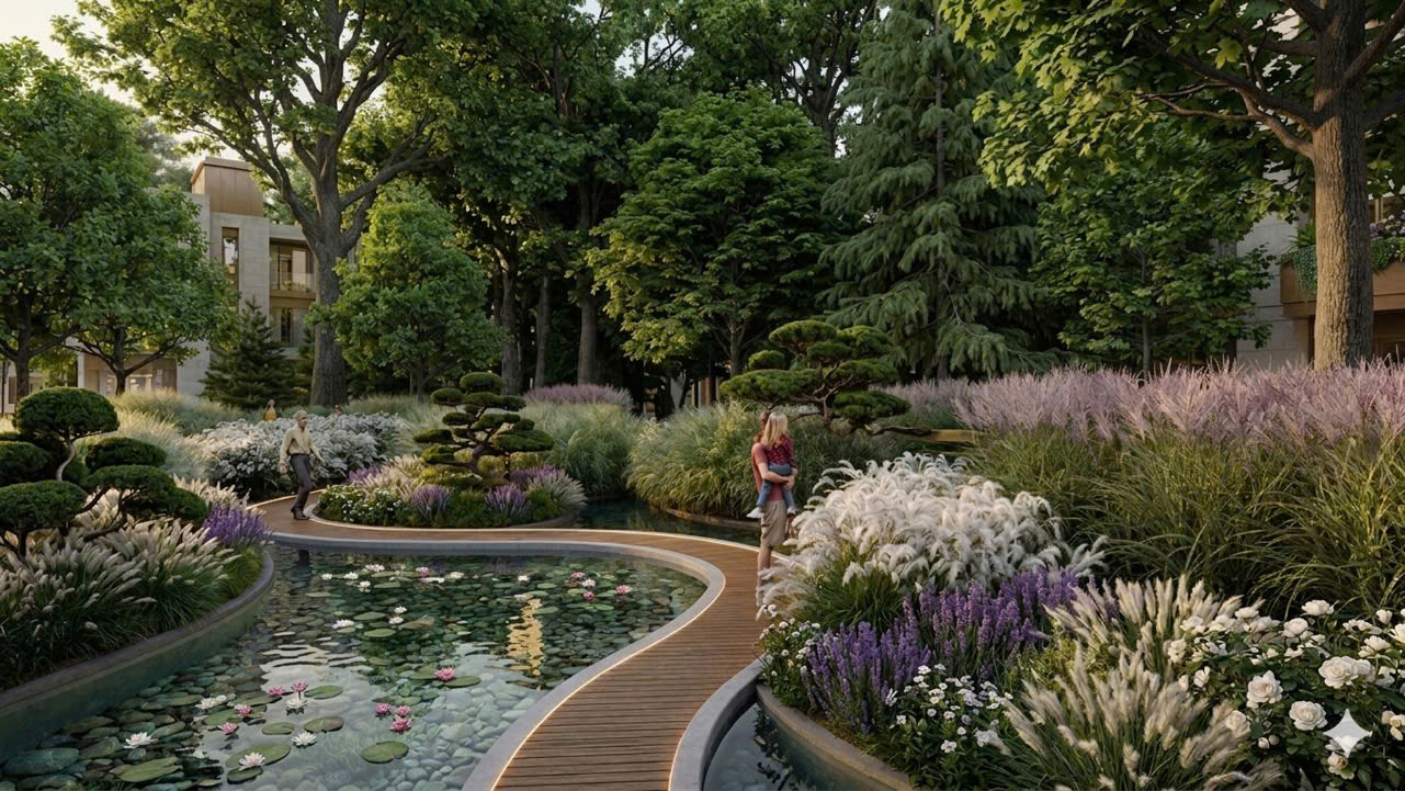 Tiện ích The Vista Văn La đường nội khu