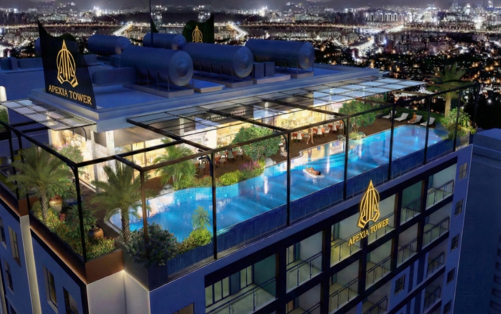Dự án Apexia Tower Phùng Khoang bể bơi