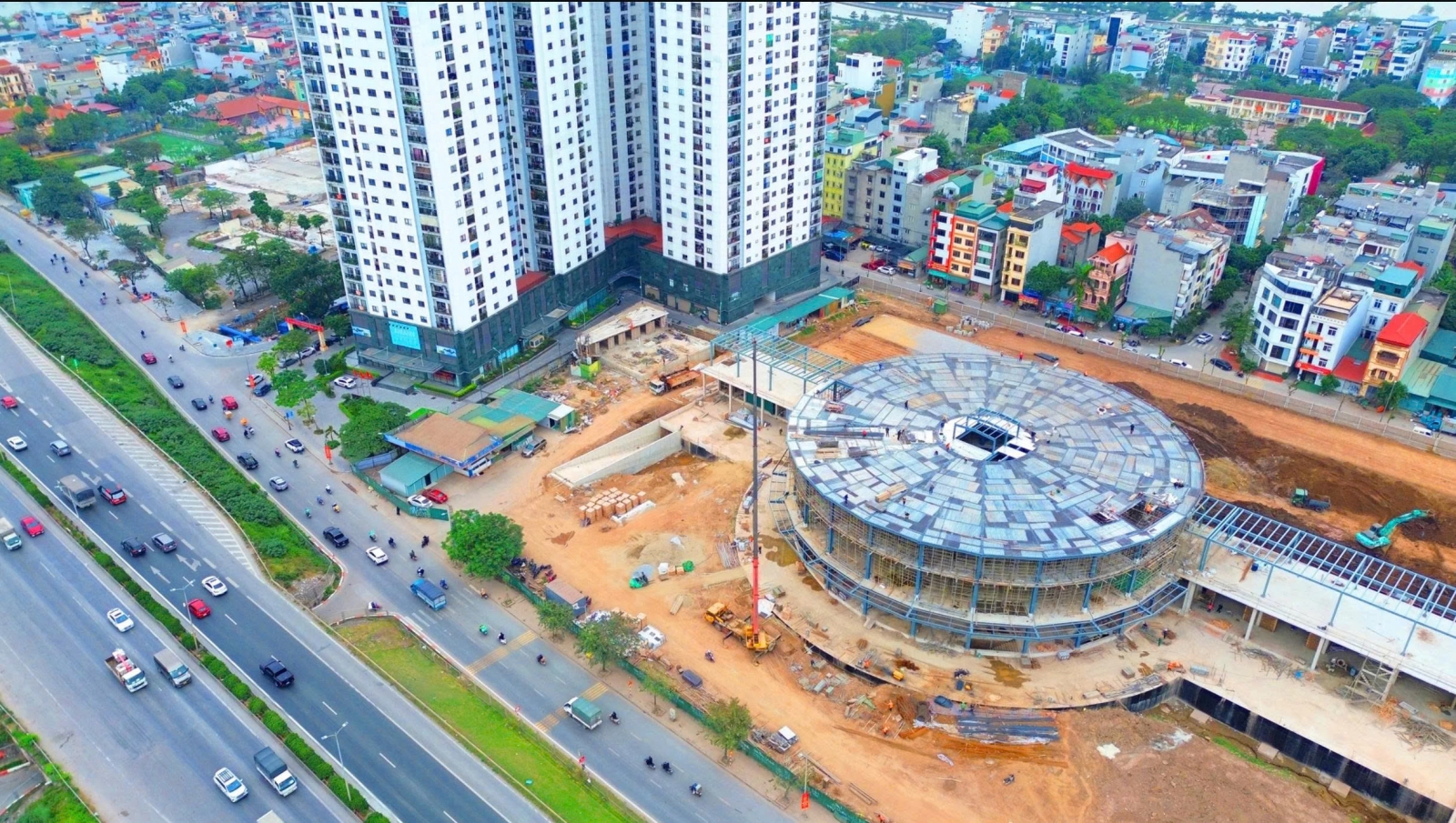 Tiến độ bến xe khách Yên Sở 2026