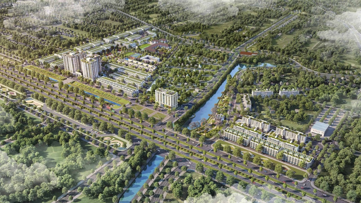 Phối cảnh Khu đô thị CEO Mê Linh 20ha