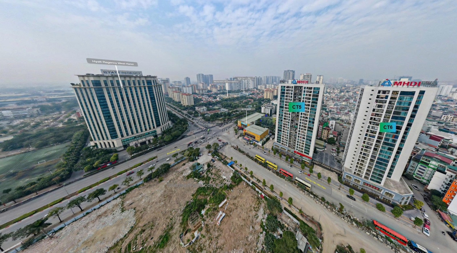 Chung cư Ct5 - Ct6 Lê Đức Thọ vị trí