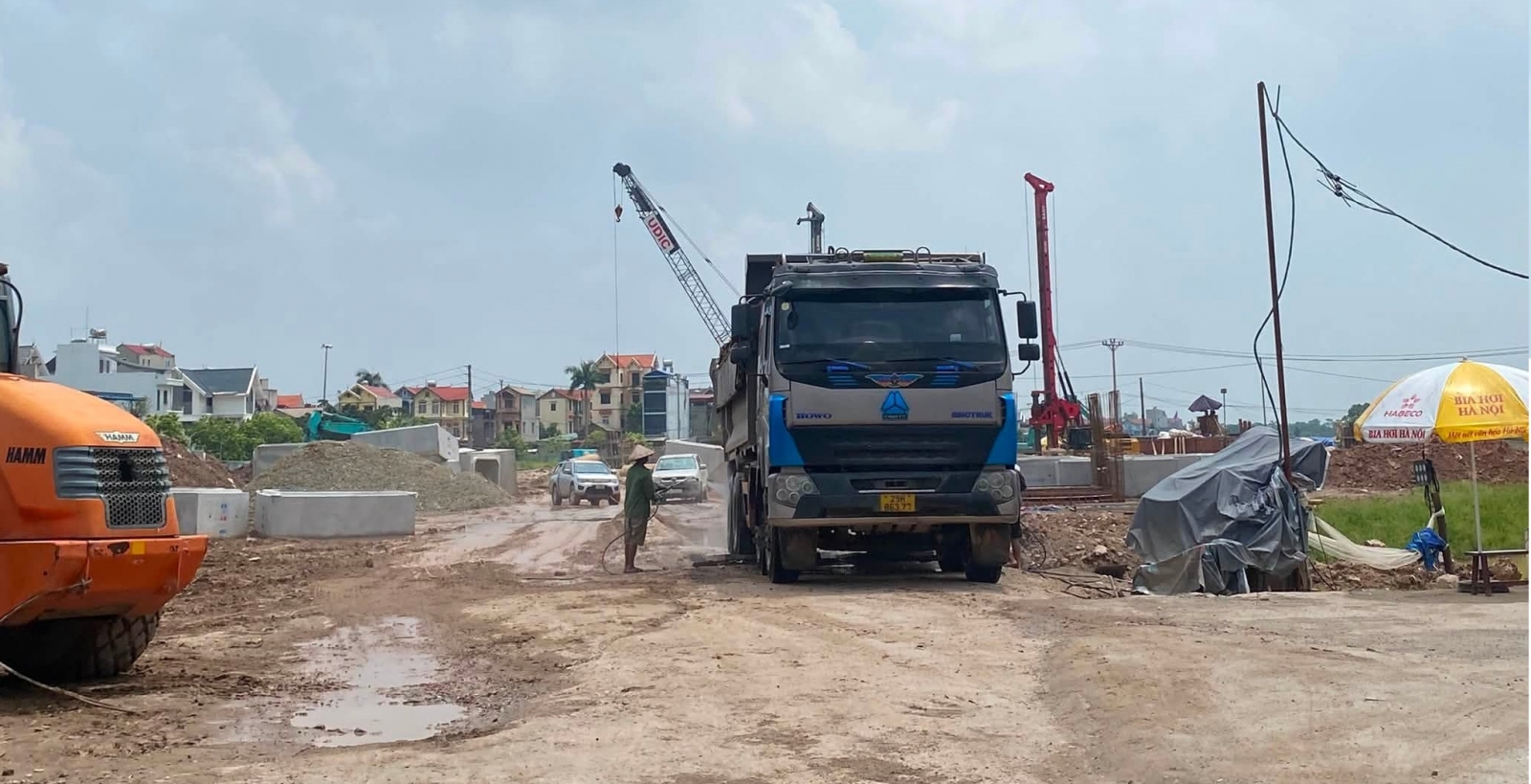 Dự án G19 Kim Nỗ hiện đang thi công móng