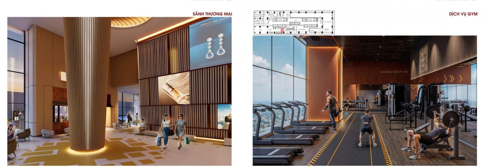 Tiện ích gym Grand Era Residence số 9 Phạm Hùng