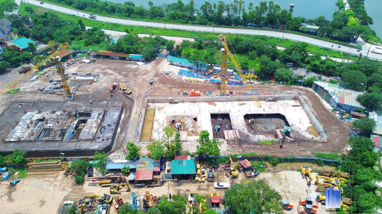 Tiến độ HanDico Riverside X2 Trần Phú tháng 6/2025