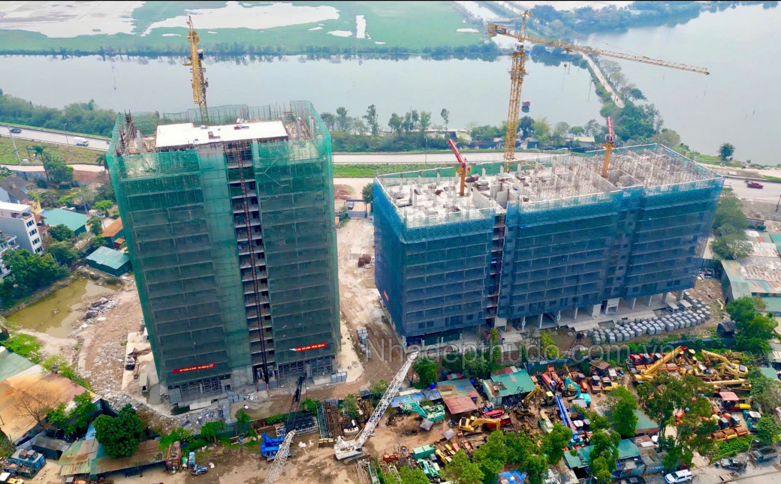 Tiến độ Dự án Handico Riverside X2 Trần Phú 2026