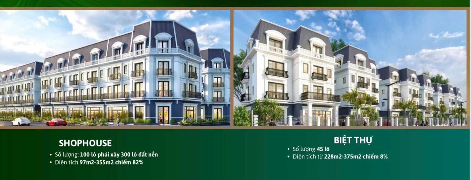 sản phẩm Khu Đô Thị Thống Nhất (dự án Aqua Garden Hòa Bình)