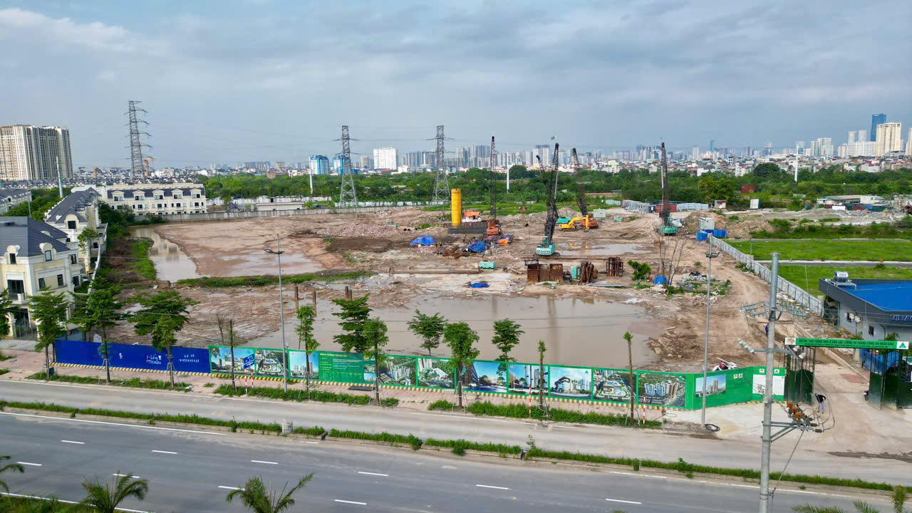 Tiến độ Metro Tower An Khánh c3 Sơn Đồng