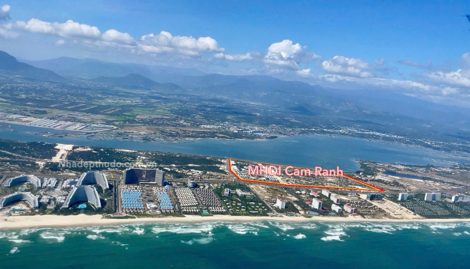 Vị trí dự án MHDI Cam Ranh Khu nhà ở gia đình cán bộ Quân Đội