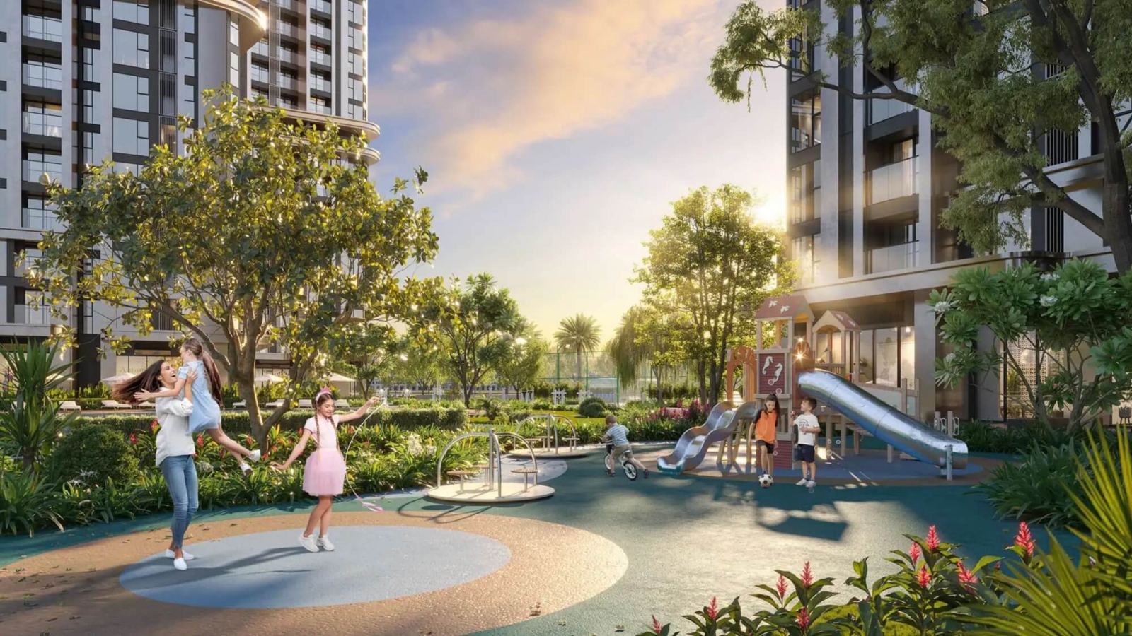 Tiện ích Mặt Bằng Mik Khai Sơn Magnolia Long Biên