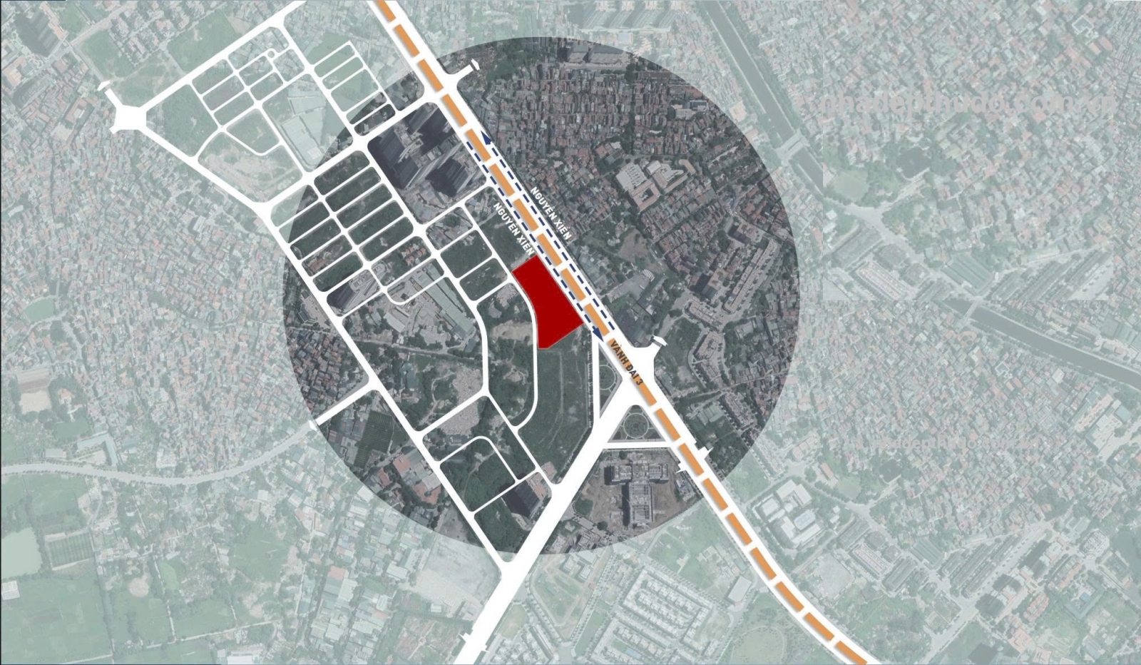 dự án CT6B Kim Giang 300 Nguyễn Xiển vị trí