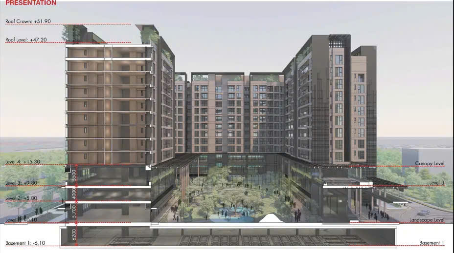 mặt bằng Taseco Long Biên (Long Biên Central)