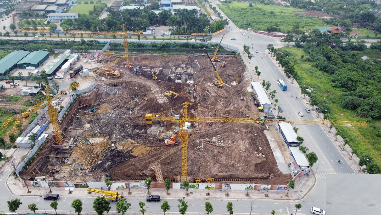 Taseco Long Biên tiến độ