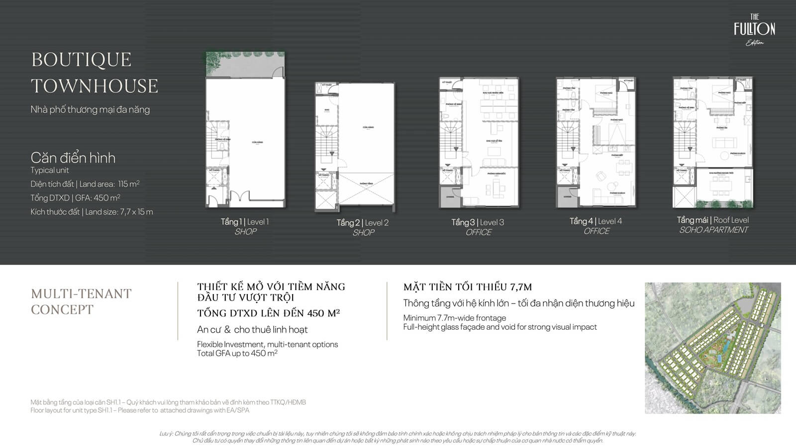 Biệt thự boutique townhouse the fulton capitaland Hưng Yên