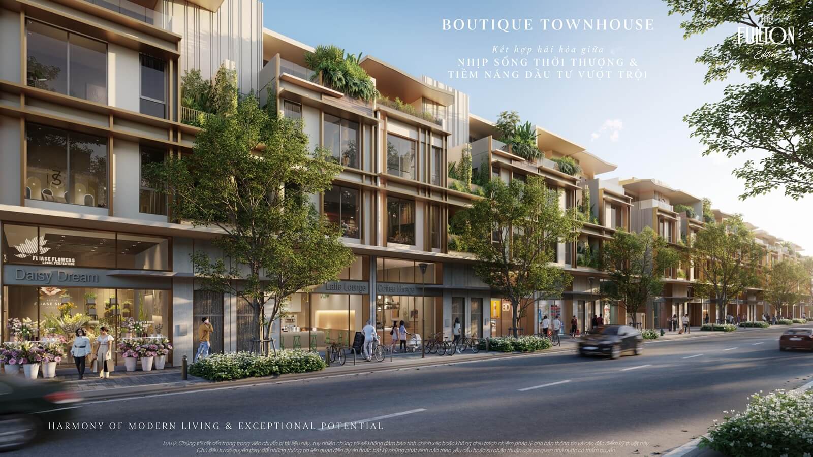Biệt thự boutique townhouse the fulton capitaland Hưng Yên