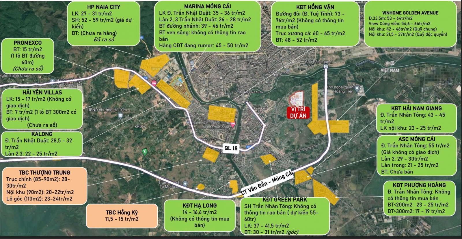 dự án Vera Diamond City Móng Cái 